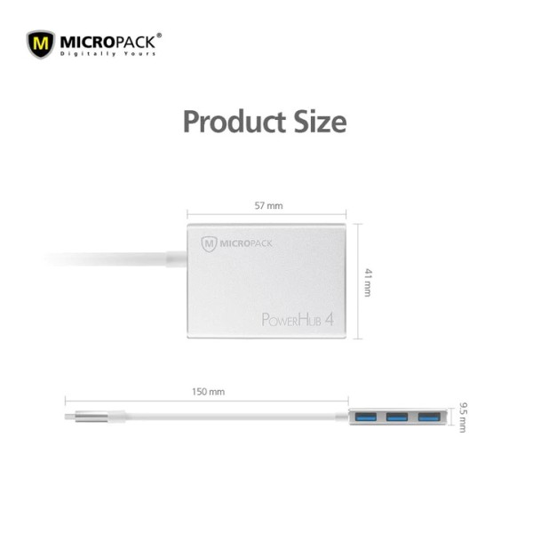 Cổng chuyển đổi MicroPack POWER HUB 4 MDC-4